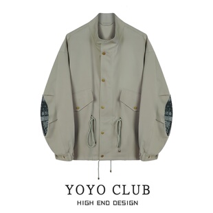 小众高级感时尚 品牌折扣胖MM大码 新款 外套女2026春季 冲锋衣女 工装