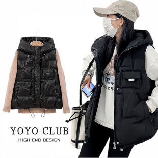 百搭显瘦马夹女潮 小香风马甲女2025新款 品牌折扣胖MM大码 简约时尚