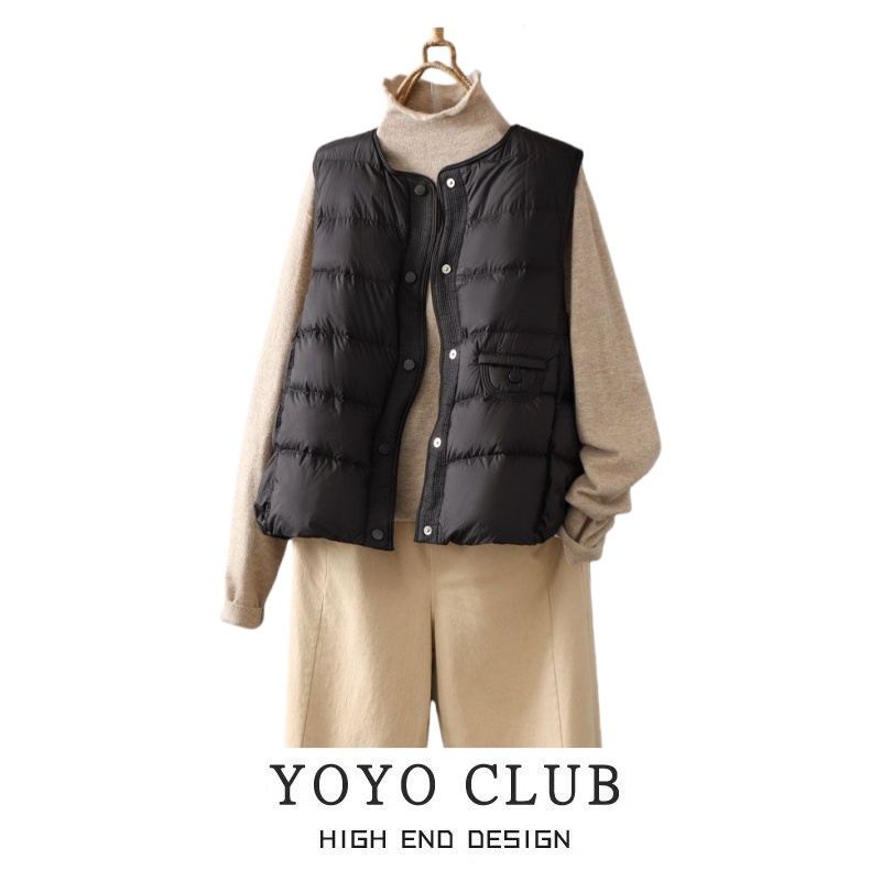 品牌折扣胖MM韩版简约百搭气质棉马夹2025新款今年流行爆款面包服