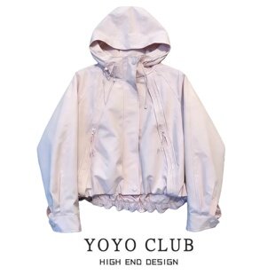 超好看外套潮 大码 品牌折扣新款 超火小香风独特冲锋衣女2026年春季