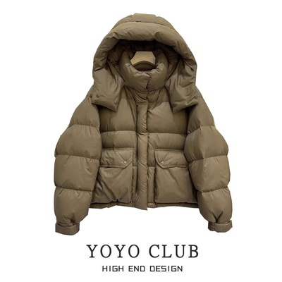 冬装欧货胖mm时尚羽绒棉袄外套潮