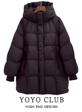 品牌折扣胖MM大码外美式复古套女2025新款今年流行爆款棉服女潮流