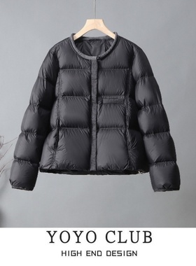 品牌折扣胖MM小香风高级感棉服外套女2025新款秋冬季加厚保暖棉衣