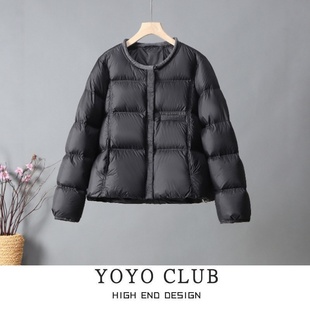 品牌折扣胖MM小香风高级感棉服外套女2025新款秋冬季加厚保暖棉衣