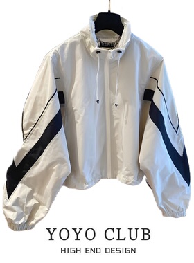 品牌折扣胖MM大码美式时尚休闲夹克2026春复古设计感拼接冲锋衣女