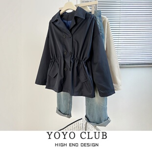 今年流行百搭外套 新款 品牌折扣胖MM美式 气质设计感外套2026年春季