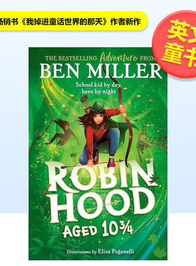 【预售】【Ben Miller】罗宾汉 书我掉进童话世界的那天作者新作Robin Hood英文儿童章节书Ben Miller平装Simon & Schuster U