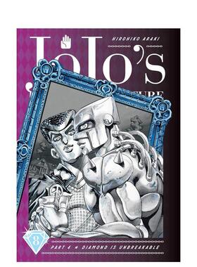 【现货】JOJO的奇妙冒险4钻石不灭8JoJo’s Bizarre Adventure Part 4--Diamond Is Unbreakable Vol 8英文漫画HirohikoArakiPage
