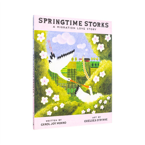 【现货】春天的鹳鸟 迁徙的故事Springtime Storks 英文儿童绘本插画师Carol Joy Munro Chelsea O'Byrne精装6-9岁Astra Publishi