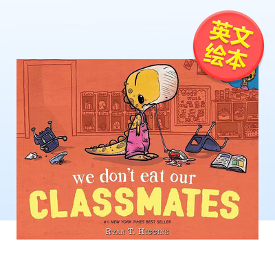 【现货】小恐龙佩妮上学记 我们不吃同学We Don't Eat Our Classmates英文儿童绘本虚构类Ryan T HigginsDisney进口原版书9781368