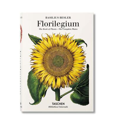 【现货】巴西利厄斯贝斯莱尔选集植物之书【Bibliotheca Universalis】Basilius Besler‘s Florilegium英文博物馆展览私人收藏画