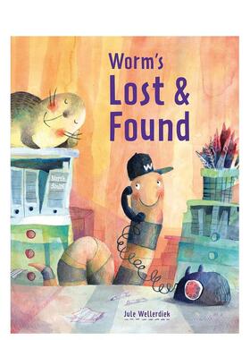 【现货】虫虫失物招领处Worm's Lost & Found英文儿童绘本虚构类Jule Wellerdiek精装NorthSouth Books6-9岁进口原版书9780735845