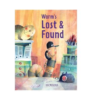 【现货】虫虫失物招领处Worm's Lost & Found英文儿童绘本虚构类Jule Wellerdiek精装NorthSouth Books6-9岁进口原版书9780735845