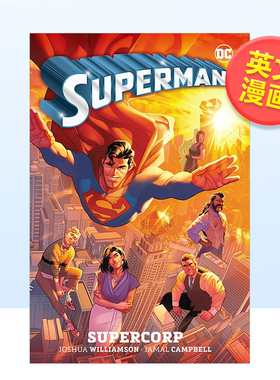 【现货】【DC Comics】超人卷1 英文漫画精装进口原版书Superman Vol. 1: Supercorp Joshua Williamson  Jamal Campbell