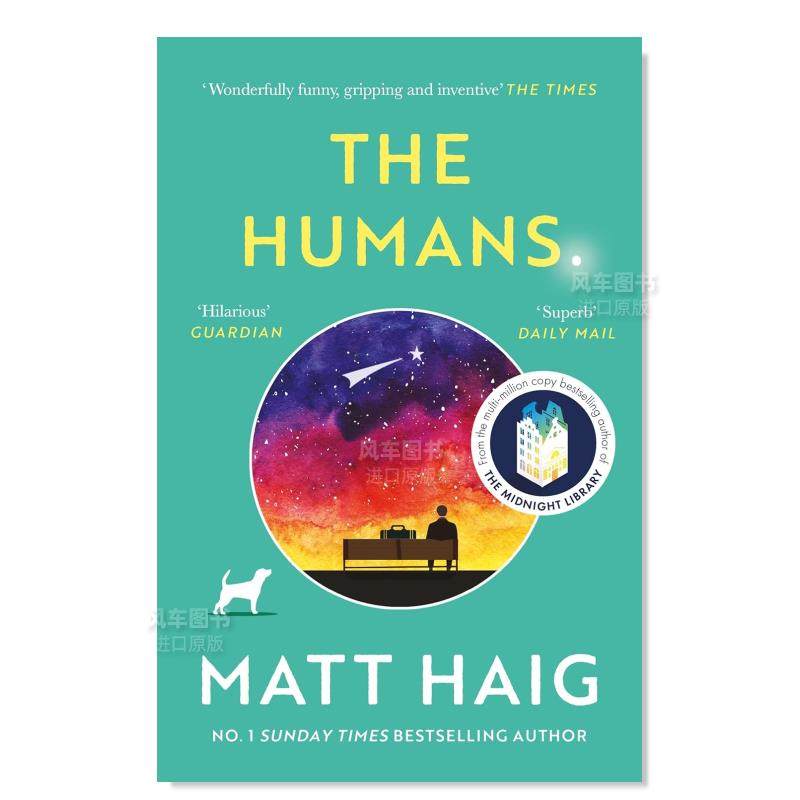 【预售】我遇见了人类英文文学小说平装进口原版外版书籍Matt Haig: The Humans Matt Haig-封面