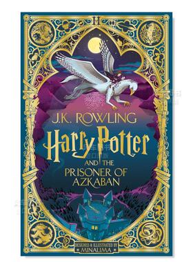 【预售】哈利·波特与阿兹卡班的囚徒（MinaLima版）英文青少年读物进口原版外版书精装3-6周岁Harry Potter and the Prisoner o