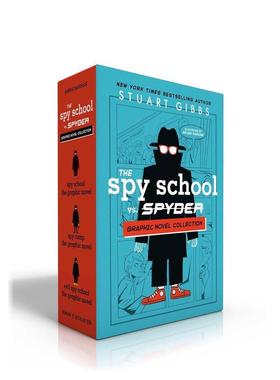 【预售】间谍学校平装合集Spy School vs. SPYDER Graphic Novel Paperback Collection 英文儿童漫画平装进口原版书Stuart Gibb