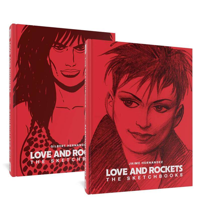 【预售】爱与火箭速写本Love and Rockets The Sketchbooks英文漫画图书精装进口原版书Gilbert Hernandez Fantagraphics