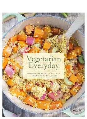 【现货】每日素食Vegetarian Everyday英文餐饮David Frenkiel Luise VindahlRizzoli进口原版书9780847839605
