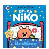 书Ladybird97 睡觉时间抽拉翻翻机关书Uh 预售 Bedtime英文儿童趣味3 小熊尼可 Niko Chatterton进口原版 6岁纸板书Chris
