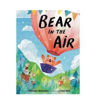 熊Bear Knopf进口原版 现货 书9780593704820 Wortche精装 空中 Air英文儿童绘本自我认知情绪管理Allison the
