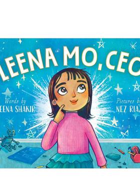 【现货】莉娜莫 执行官Leena Mo英文儿童绘本职业认知财商管理Deena Shakir精装S&S Books for Young Readers进口原版书978166593