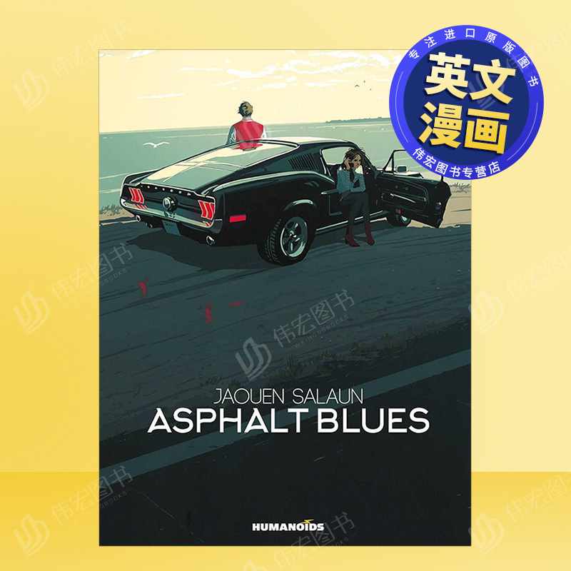 【预售】柏油路边的忧郁英文漫画进口原版书平装14岁以上Asphalt Blues JaouenHumanoids