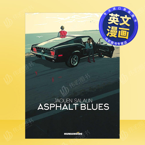 【现货】【Humanoids】柏油路边的忧郁英文漫画进口原版书平装14岁以上Asphalt Blues JaouenHumanoids