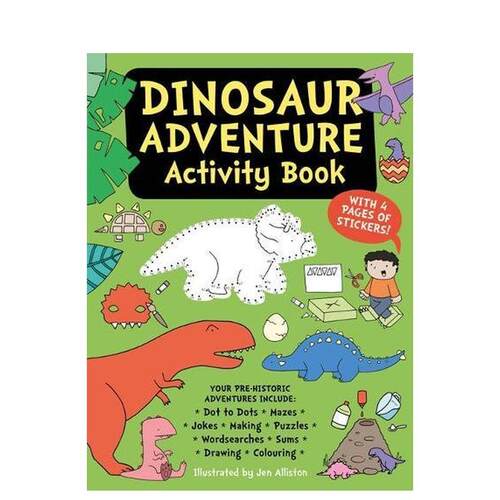 恐龙冒险贴纸活动书 Dinos
