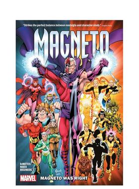 【现货】【Marvel】万磁王万磁王是对的英文漫画简装进口原版书MAGNETO: MAGNETO WAS RIGHT Todd Nauck  J.M. DeMatteis