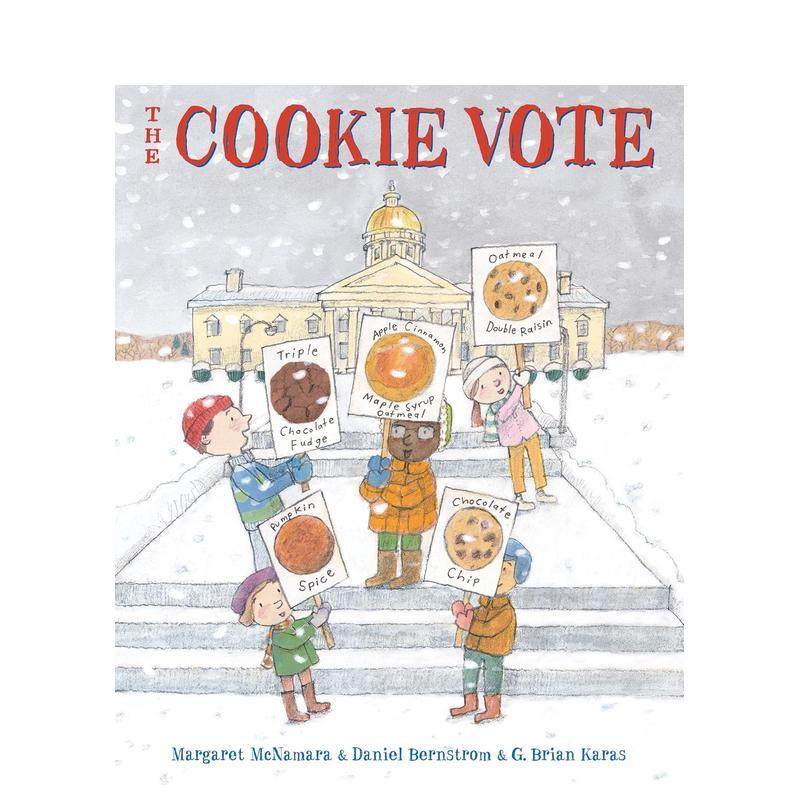 【现货】饼干选举Cookie Vote英文儿童绘本自我认知情绪管理Daniel Bernstrom精装Random House 进口原版书9780593173305