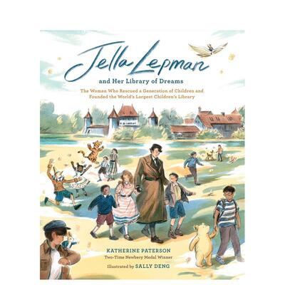 【现货】杰拉莱普曼和她的梦想图书馆Jella Lepman and Her Library of Dreams英文儿童绘本人物传记Katherine Paterson精装9-12岁