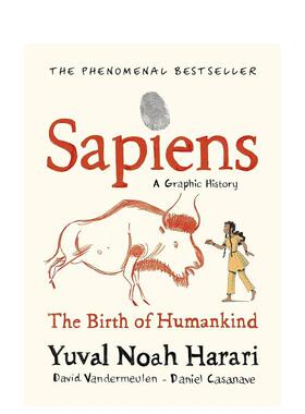 【现货】人类简史图像小说卷1Sapiens Graphic Novel Volume 1英文漫画Yuval Noah HarariParticular Books进口原版书97817873328