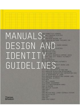【现货】手册企业形象设计指南英文综合设计进口原版图书Manuals  Design and Identity Guidelines精装Massimo VignelliUnit Ed