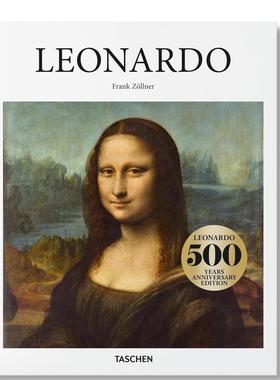 【现货】【TASCHEN】达芬奇【Basic Art 2.0】LEONARDO英文外国美术15至18世纪Frank Z?llner精装进口原版书9783836502153
