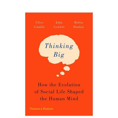 【现货】【T&H】大思考 社会生活的进化如何塑造人的心灵Thinking Big英文人文历史Clive Gamble平装进口原版书9780500293829