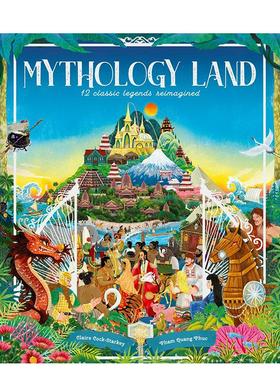 【现货】神话之境12个经典传奇新编Mythology Land英文儿童绘本虚构类Claire Cock-Starkey精装Frances Lincoln Publishers9-12岁
