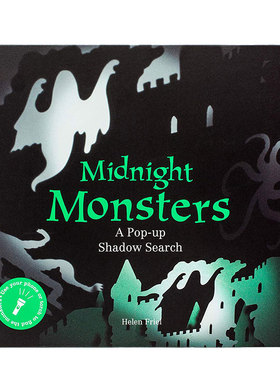 【现货】【立体书】午夜怪物英文儿童立体进口原版书精装【Pop-up】Midnight Monsters: A Shadow Search Helen Friel著Laurence