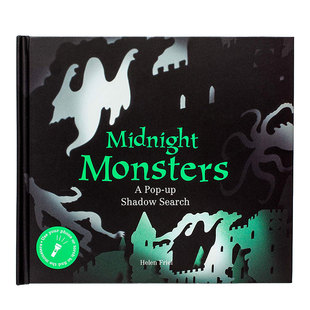 午夜怪物英文儿童立体进口原版 Friel著Laurence Helen Monsters 现货 立体书 Pop 书精装 Search Shadow Midnight