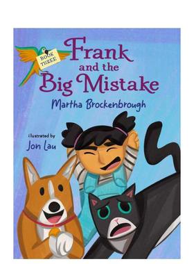 【现货】弗兰克的大错误Frank and the Big Mistake英文儿童绘本虚构类Martha Brockenbrough精装Levine Querido6-9岁进口原版书9