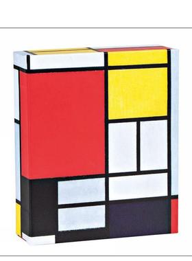 【预售】蒙德里安问候卡Piet Mondrian QuickNotes notecards英文文创卡牌teNeues盒装teNeues进口原版书9781623257255