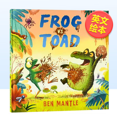 【现货】青蛙与蟾蜍英文儿童绘本动物生态环保进口原版书平装Frog vs Toad Ben Mantle著Walker Books UK出版