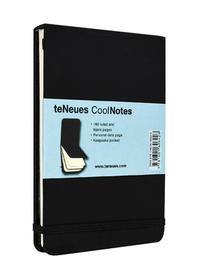 【现货】CoolNotes Flip Pad Black Black 便签本 黑色英文文创笔记本Notebook进口原版图书teNeues著teNeues14岁以上