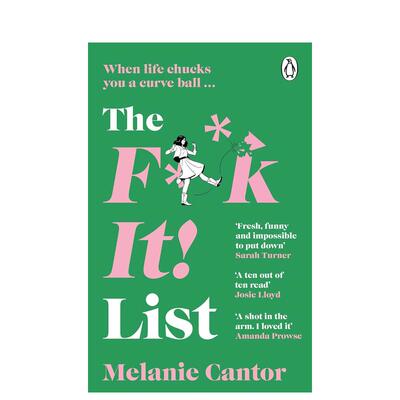 【预售】滚蛋列表The F**k It! List英文文学小说平装进口原版书Cantor  Melanie Random House
