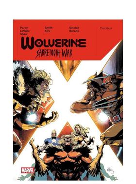【现货】【Marvel】金刚狼剑齿虎战争全集Wolverine Sabretooth War Omnibus Leinil Yu Cover英文漫画图书精装进口原版书 Marvel