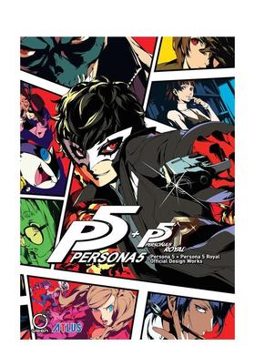 【预售】女神异闻录5+皇家版官方美术设定集英文插画原画设定集Atlus进口原版书精装14岁以上Persona 5 + Persona 5 Royal Offic