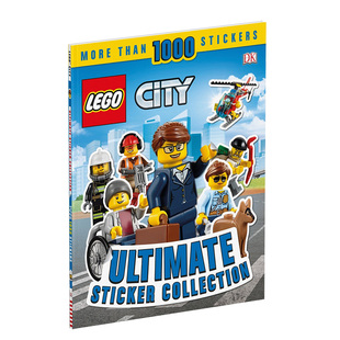 进口图书书籍 City 现货 乐高城市贴纸收藏原版 LEGO Collection Sticker DK出版 Ultimate