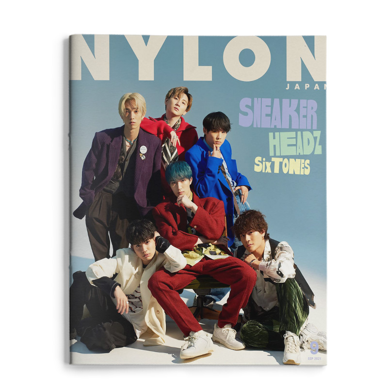 【现货】SixTONES封面 Nylon Japan尼龙日本日文版时尚综合杂志 2021年9月刊-封面