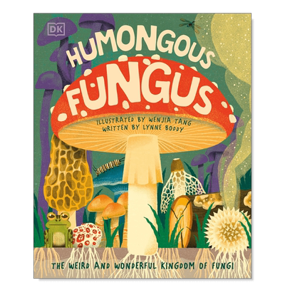 【预售】【DK】型蘑菇英文儿童绘本知识百科进口原版外版书精装Humongous FungusDKDK (US)