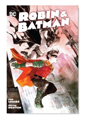 【现货】【DC Comics】罗宾与蝙蝠侠苐1卷英文漫画精装进口原版书Robin & Batman Vol. 1 Dustin Nguyen
